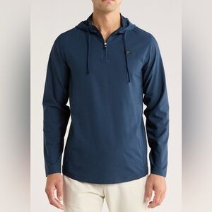 Travis Mathew Navy Topflight Men's Golf Hoodie Jacket